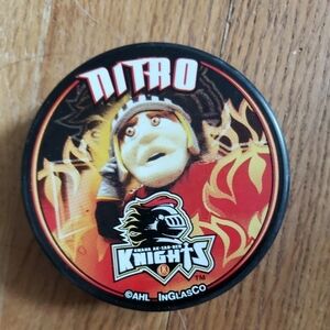 2005-6 Omaha Ak-sar-ben Knights Nitro Official Hockey Puck Unused
